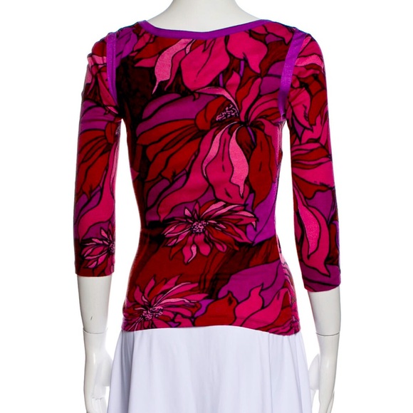 D&G vibrant floral top - xs - Picture 3 of 4